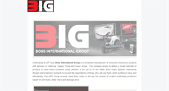 Desktop Screenshot of bossinternationalgroup.com