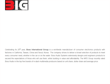 Tablet Screenshot of bossinternationalgroup.com